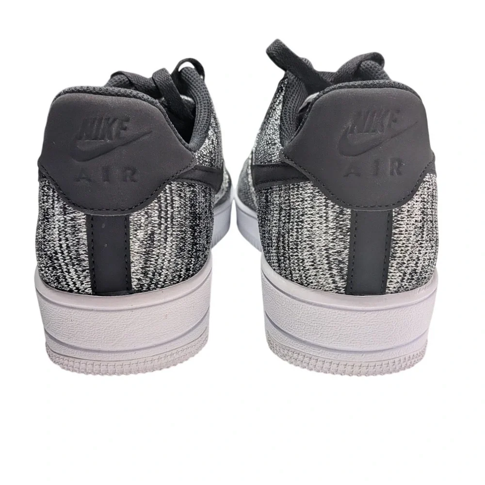 Nike Air Force 1 Ultra Flyknit Low Black White Grey Men's 11.5 817419-002